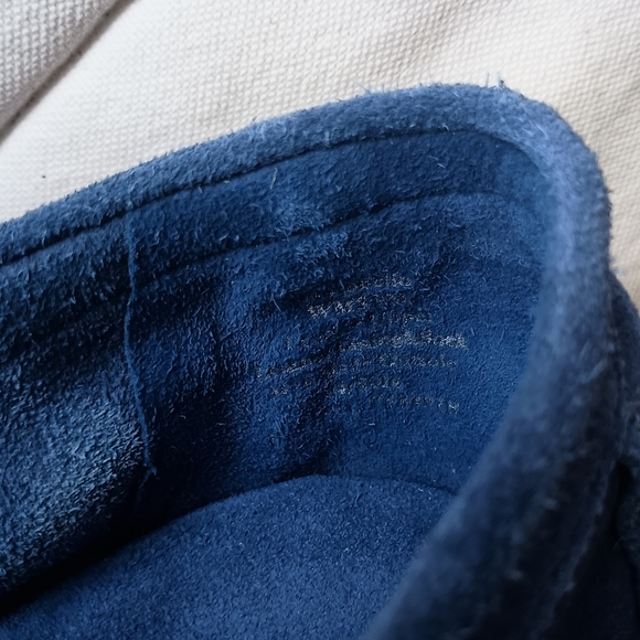 Gentle Soles By Kenneth Cole Blue Suede Leather Loafers_9 - Picture 5 of 8